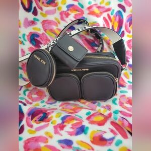 Michael Kors Black Crossbody Bag Trio